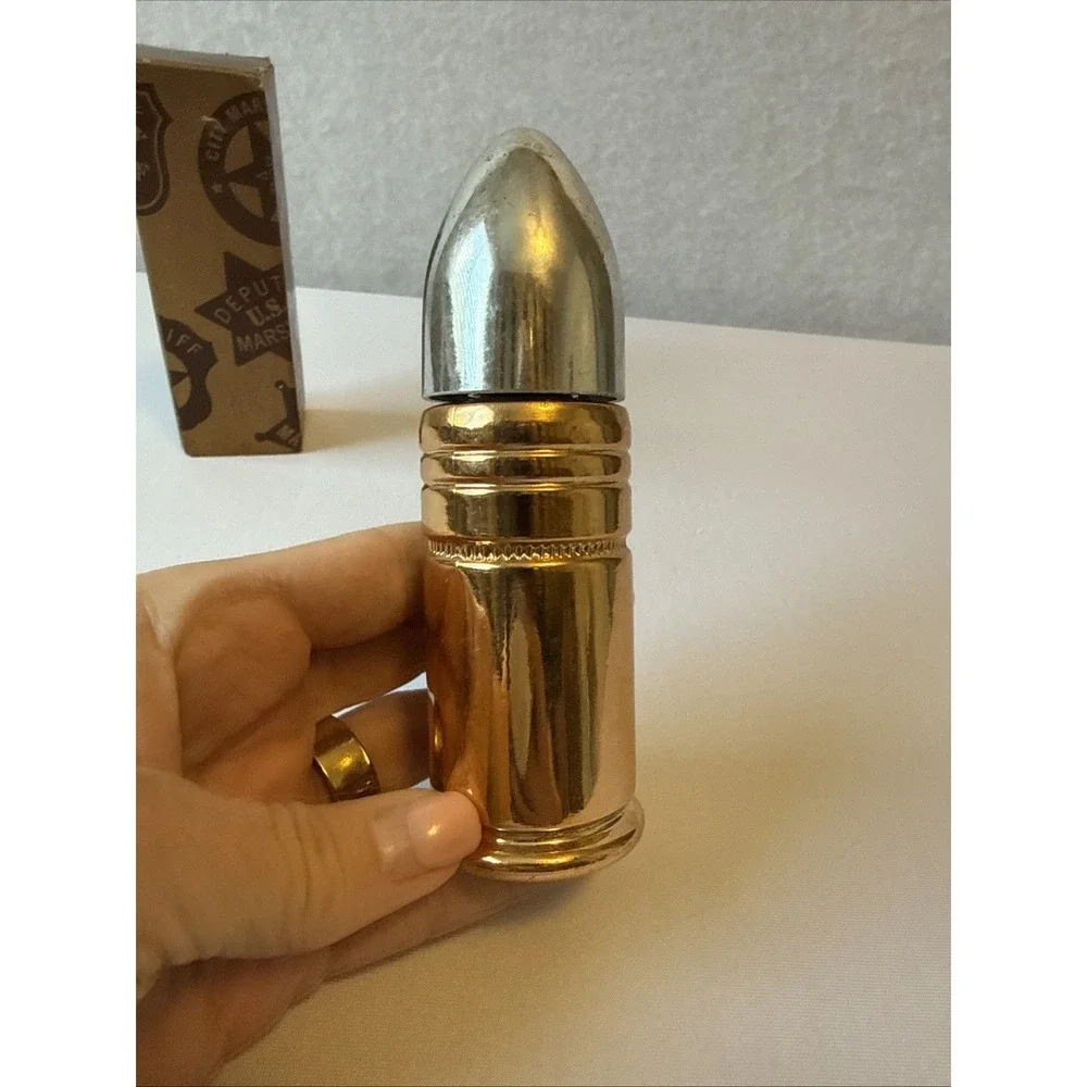 Vintage Avon Everest After Shave Bullet Decanter Wild West Full Box Marshal
